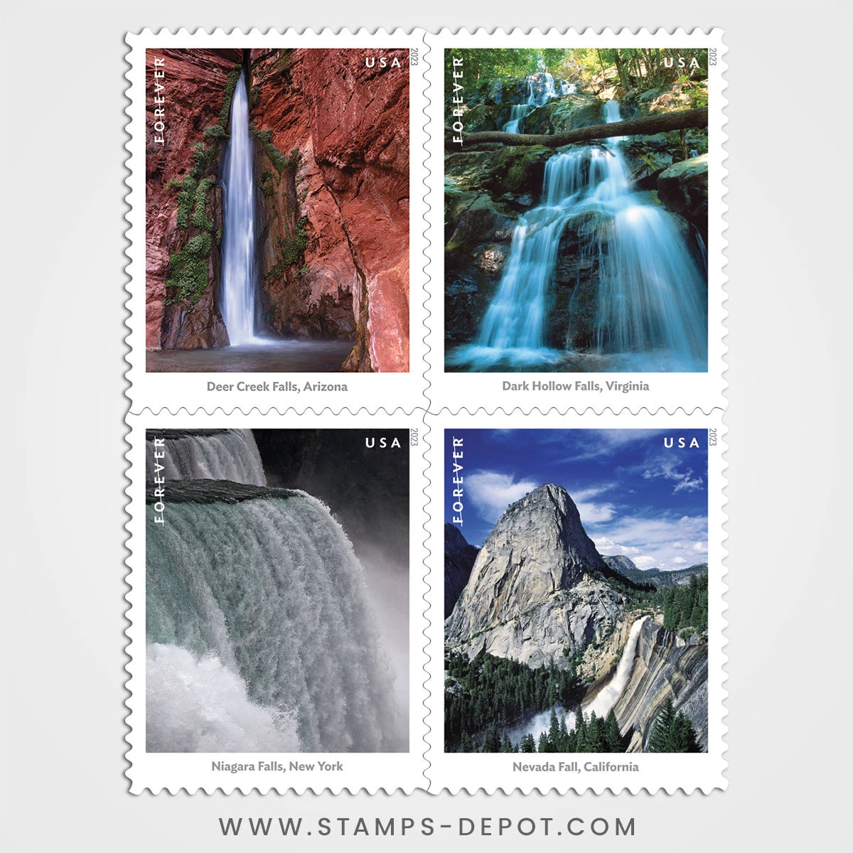 Waterfalls Stamps