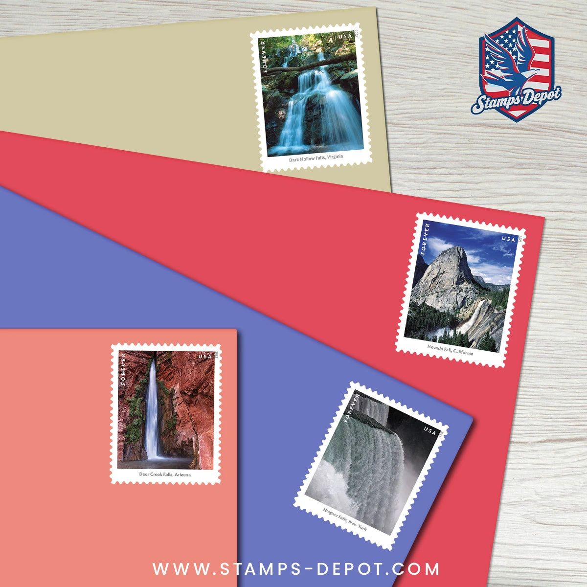 Waterfalls Stamps