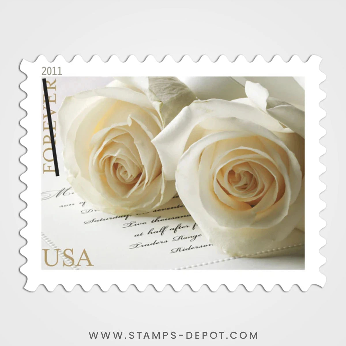 Wedding Roses Stamps