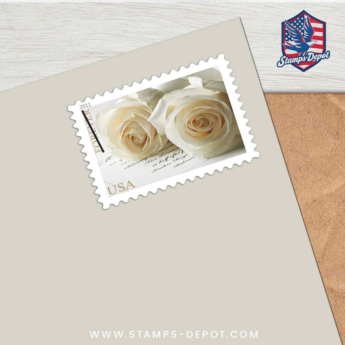 Wedding Roses Stamps