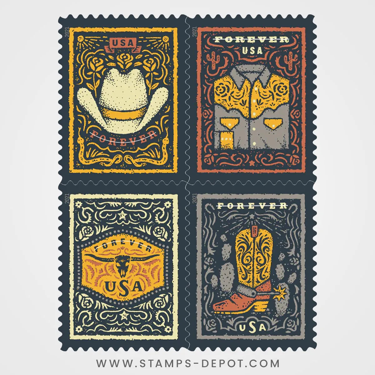 Western Wear Stamps