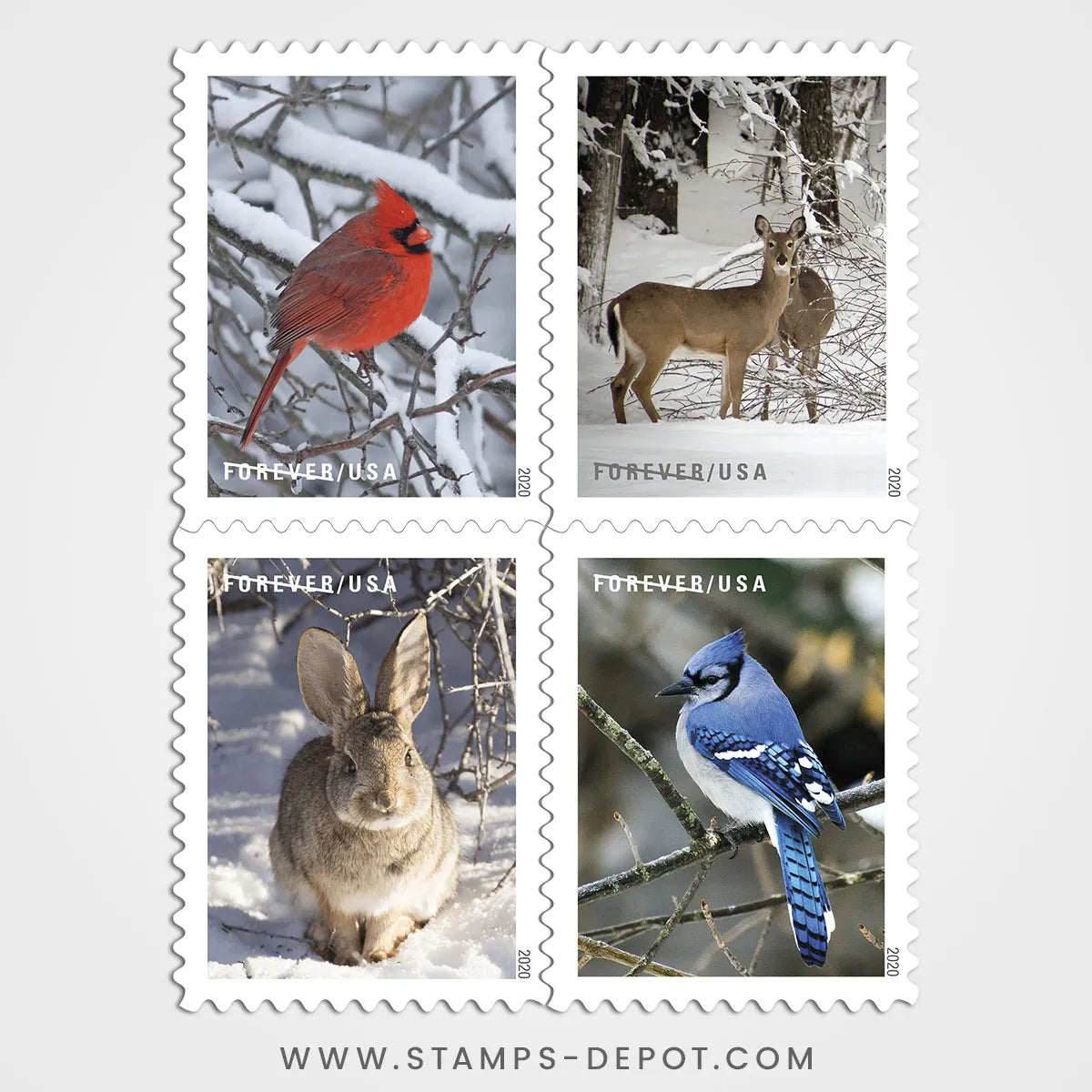 Winter Scenes Stamps