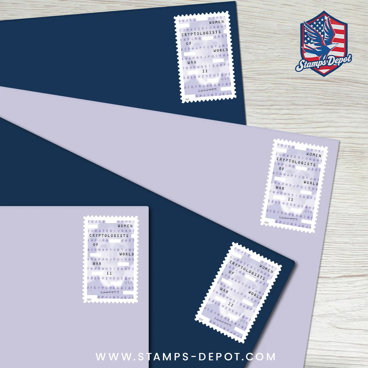 Women Cryptologists of World War II Stamps